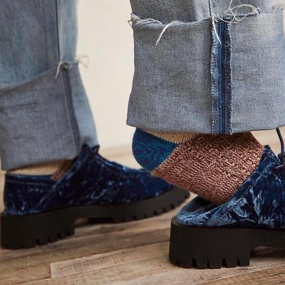 Free People Convertible Velvet Loafer - Picture 1 of 6